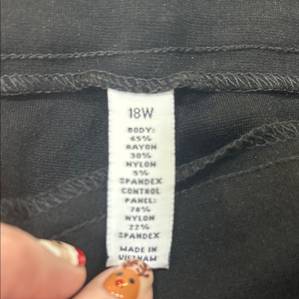Charter Club Cambridge Slim Black Pants - Picture 7 of 7